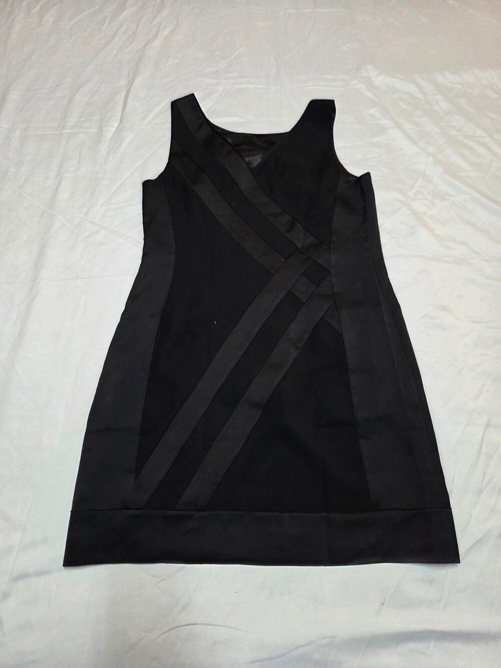White House Black Market Black Sleeveless Sheath Dress